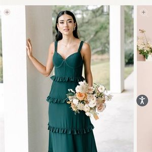 Emerald green Reverly gown